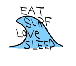 SURF&HAWAIIAN sticker #6978003
