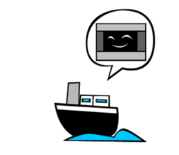 Monitor human01 sticker #6979118