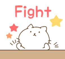 Cat with a warm heart. sticker #6979218