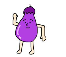 Hello!Mr.Eggplant! sticker #6979480