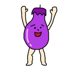 Hello!Mr.Eggplant! sticker #6979481