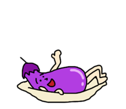 Hello!Mr.Eggplant! sticker #6979483