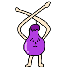 Hello!Mr.Eggplant! sticker #6979485