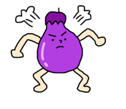 Hello!Mr.Eggplant! sticker #6979489