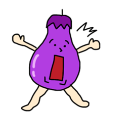 Hello!Mr.Eggplant! sticker #6979493