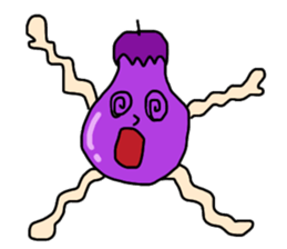 Hello!Mr.Eggplant! sticker #6979495