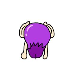 Hello!Mr.Eggplant! sticker #6979498