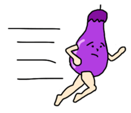 Hello!Mr.Eggplant! sticker #6979500