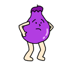 Hello!Mr.Eggplant! sticker #6979505