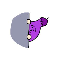 Hello!Mr.Eggplant! sticker #6979506