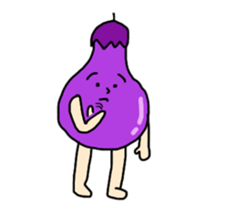 Hello!Mr.Eggplant! sticker #6979509