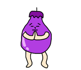 Hello!Mr.Eggplant! sticker #6979510