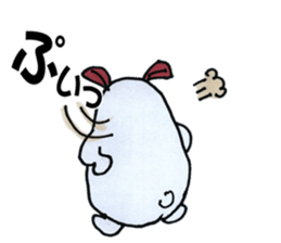 Daily life term of the soft rabbit sticker #6979654