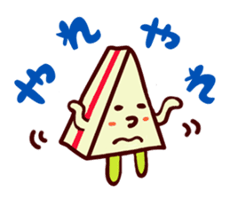 Tanu the Tanuki and Sando the Sandwich sticker #6980854