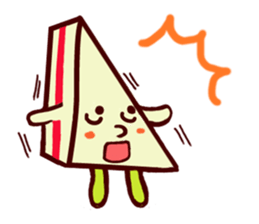 Tanu the Tanuki and Sando the Sandwich sticker #6980855