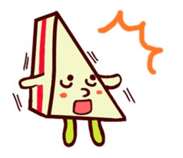 Tanu the Tanuki and Sando the Sandwich sticker #6980855