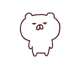 Kagoshima dialect polar bear 2 sticker #6981036