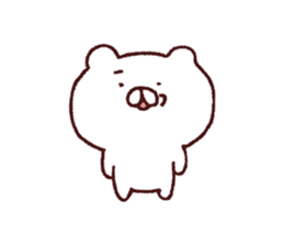 Kagoshima dialect polar bear 2 sticker #6981037
