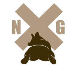 welsh corgi silhouette sticker #6981251