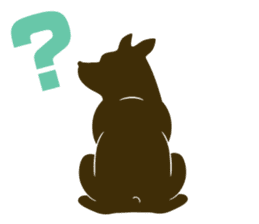 welsh corgi silhouette sticker #6981263