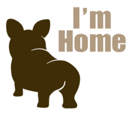 welsh corgi silhouette sticker #6981270