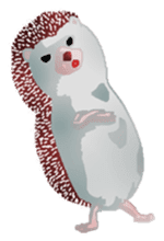 Hedgehog & rabbit sticker #6981895