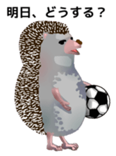 Hedgehog & rabbit sticker #6981898