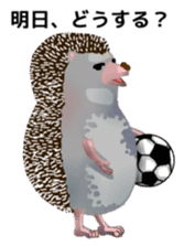 Hedgehog & rabbit sticker #6981898