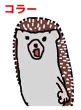Hedgehog & rabbit sticker #6981904