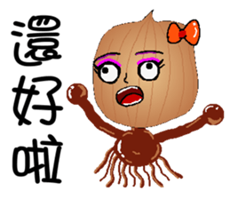 Onion girl for chinese sticker #6981964
