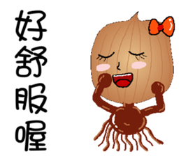 Onion girl for chinese sticker #6981969