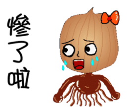 Onion girl for chinese sticker #6981973