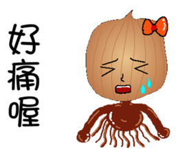 Onion girl for chinese sticker #6981976