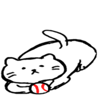 cat and women sticker #6982491