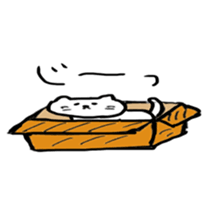 cat and women sticker #6982504