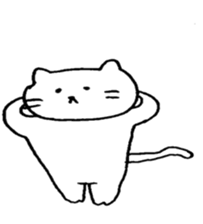 cat and women sticker #6982510