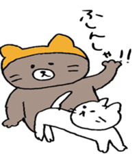 cat and women sticker #6982512