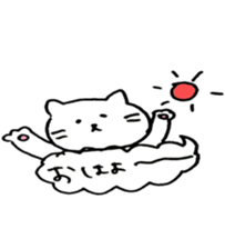 cat and women sticker #6982514