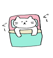 cat and women sticker #6982526