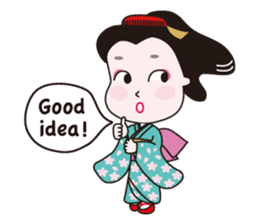 Geisha Mame-giku sticker #6982528