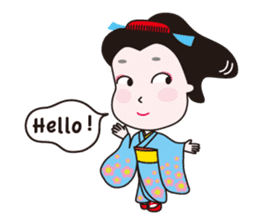 Geisha Mame-giku sticker #6982532