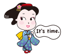 Geisha Mame-giku sticker #6982534