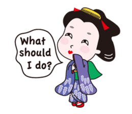 Geisha Mame-giku sticker #6982535