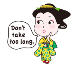 Geisha Mame-giku sticker #6982536