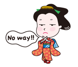 Geisha Mame-giku sticker #6982539