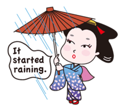 Geisha Mame-giku sticker #6982553