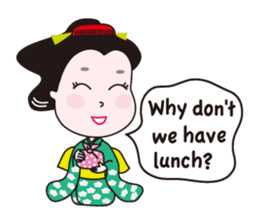 Geisha Mame-giku sticker #6982556