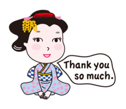 Geisha Mame-giku sticker #6982559