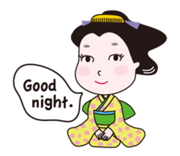 Geisha Mame-giku sticker #6982560