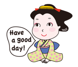 Geisha Mame-giku sticker #6982561